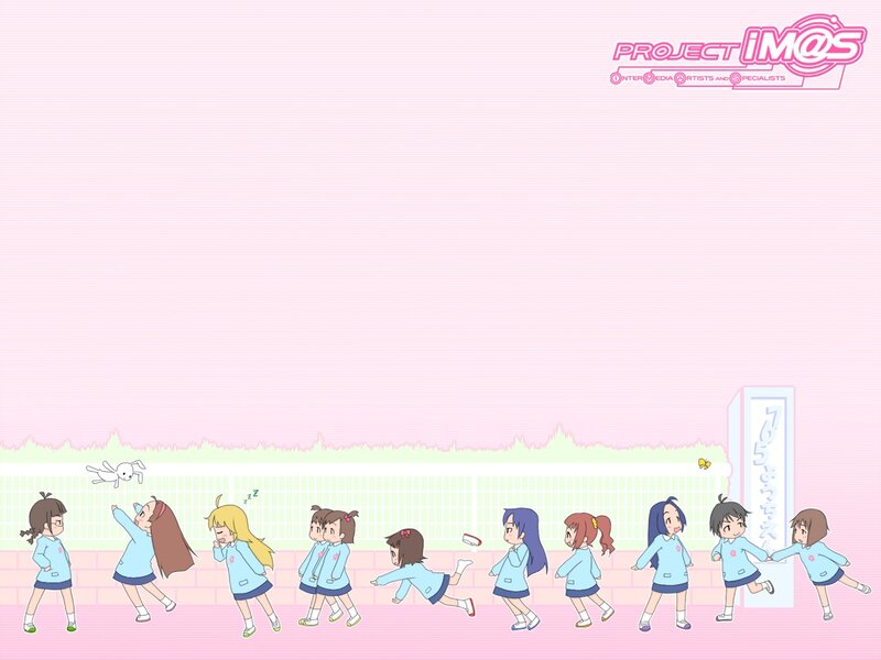 Project iM@S characters in motion