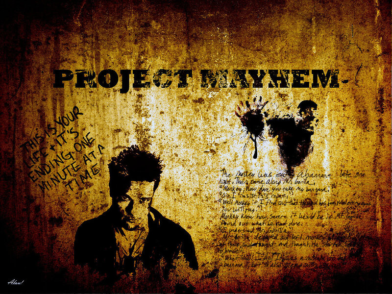 Project Mayhem poster art