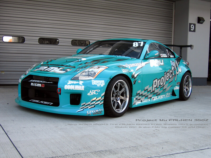 Project Mu Falken 350Z race car