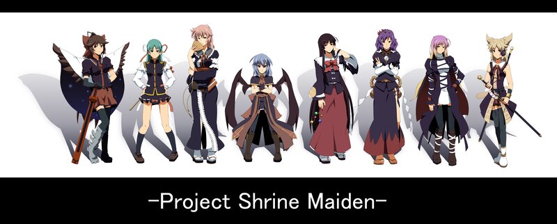 Project Shrine Maiden characters