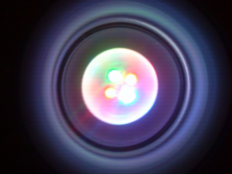 Projector Lens with Lights