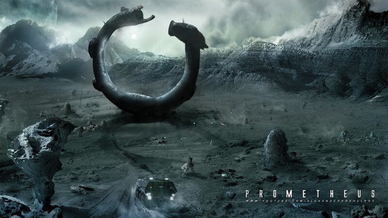 Prometheus alien landscape