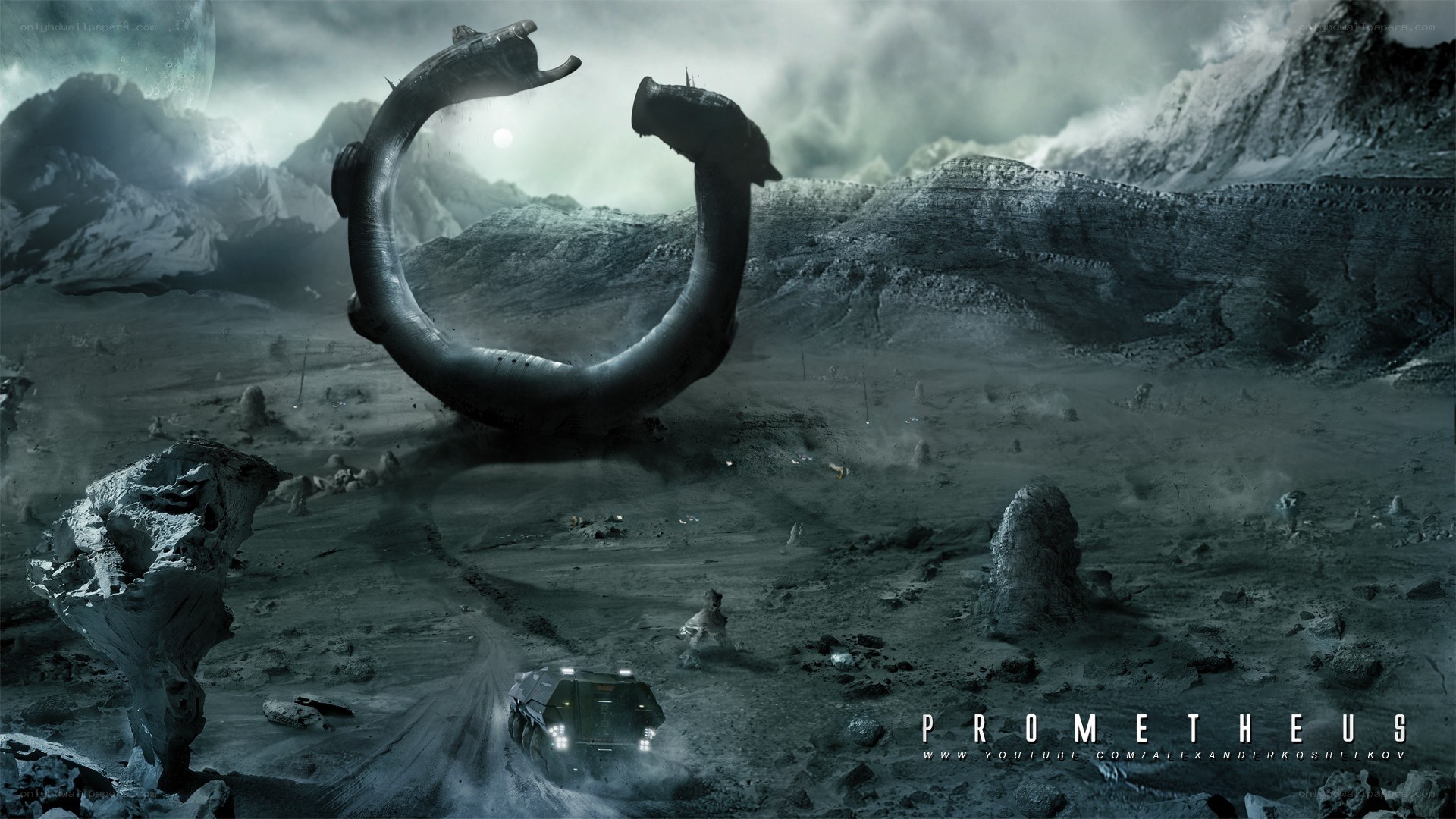 Prometheus alien landscape