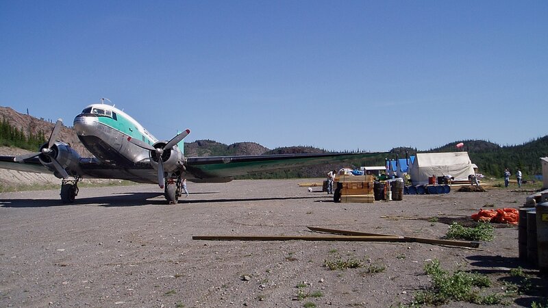 Prop Airplane on Tarmac