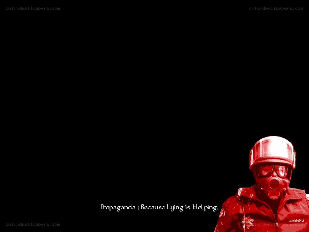 Propaganda: Because Lying is Helping