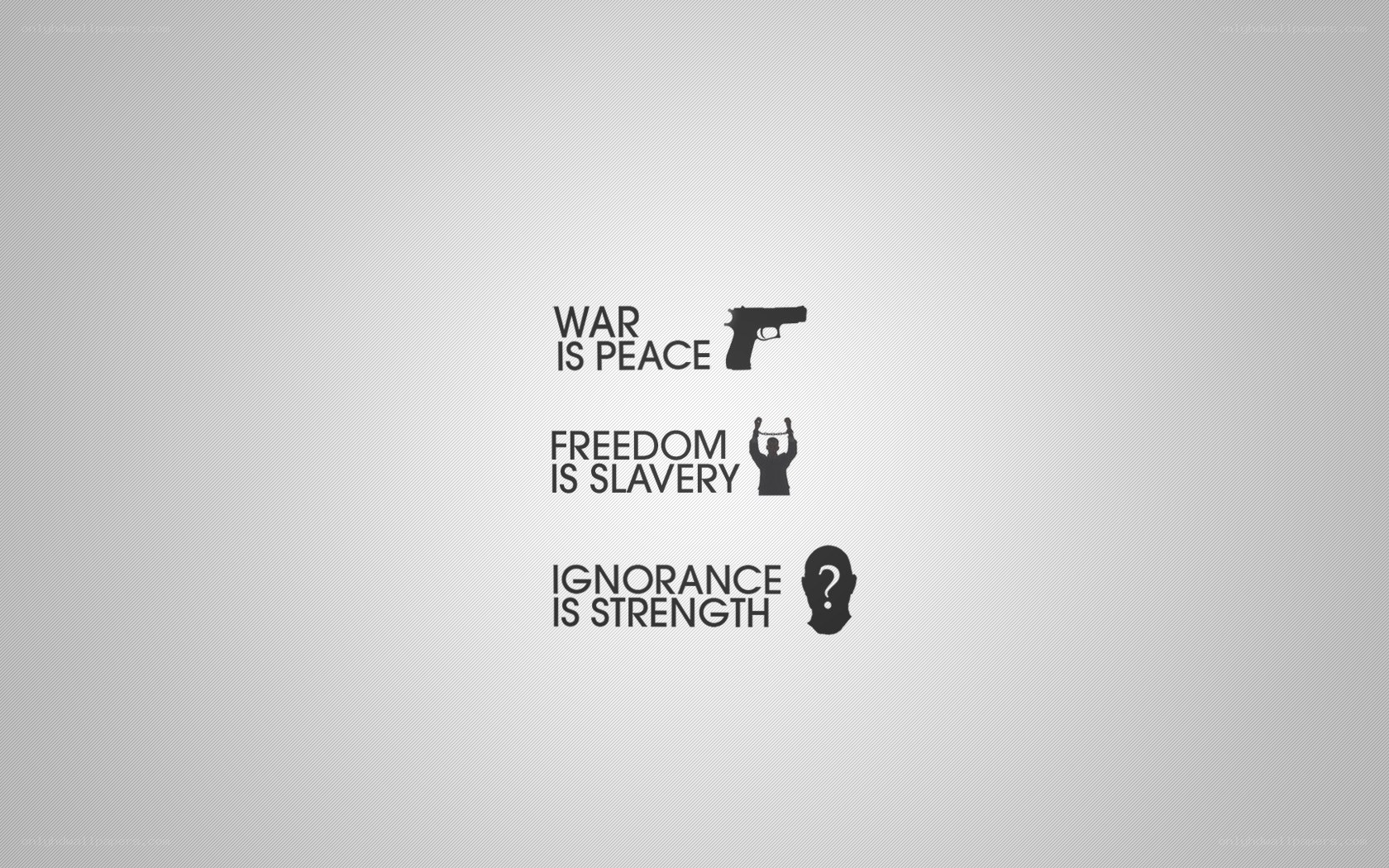 propaganda slogans with icons