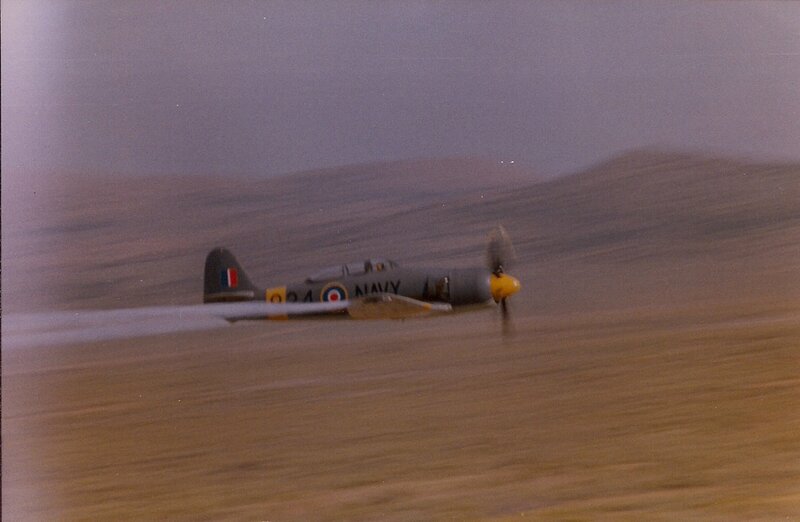 Propeller Airplane — Brown