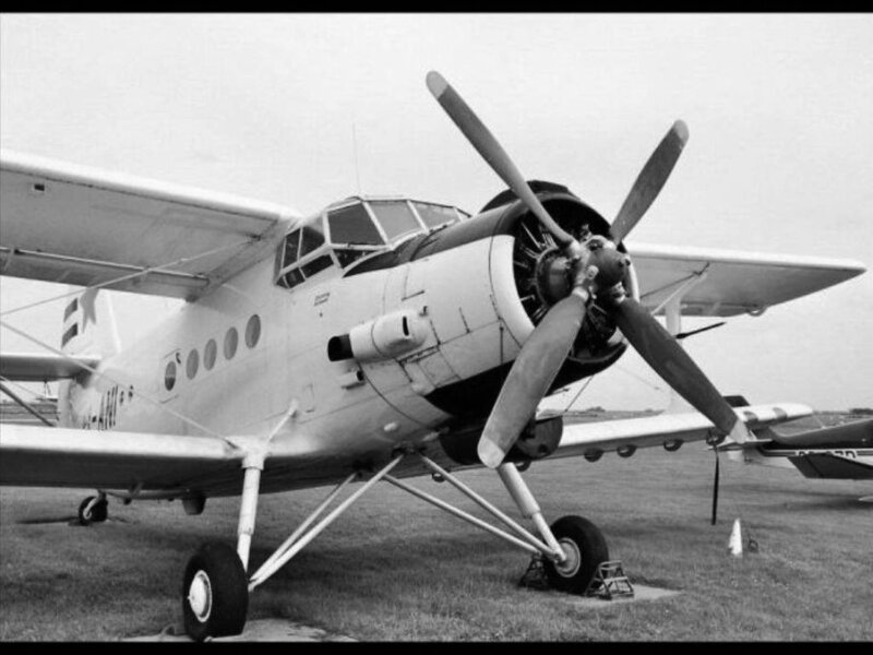 propeller airplane on display