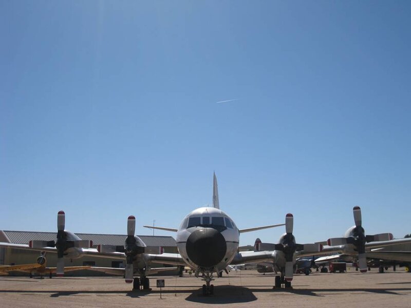 Propeller Airplane on Tarmac — Blue