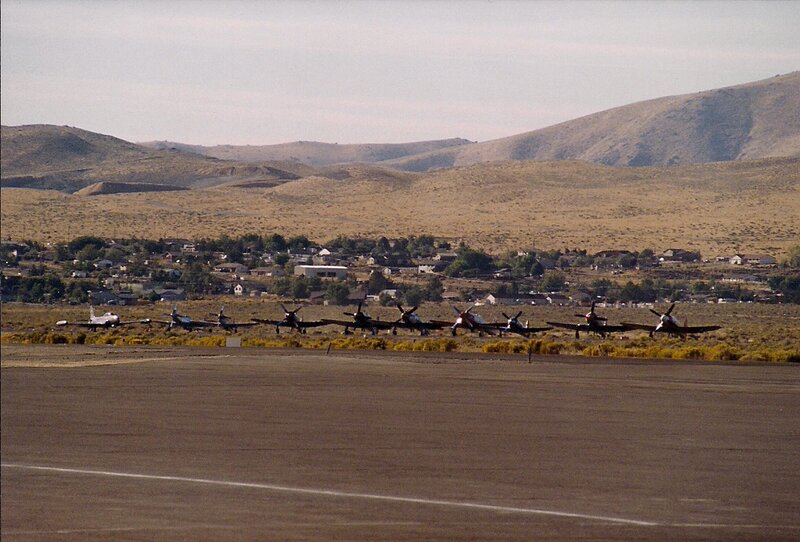 Propeller Planes on Runway