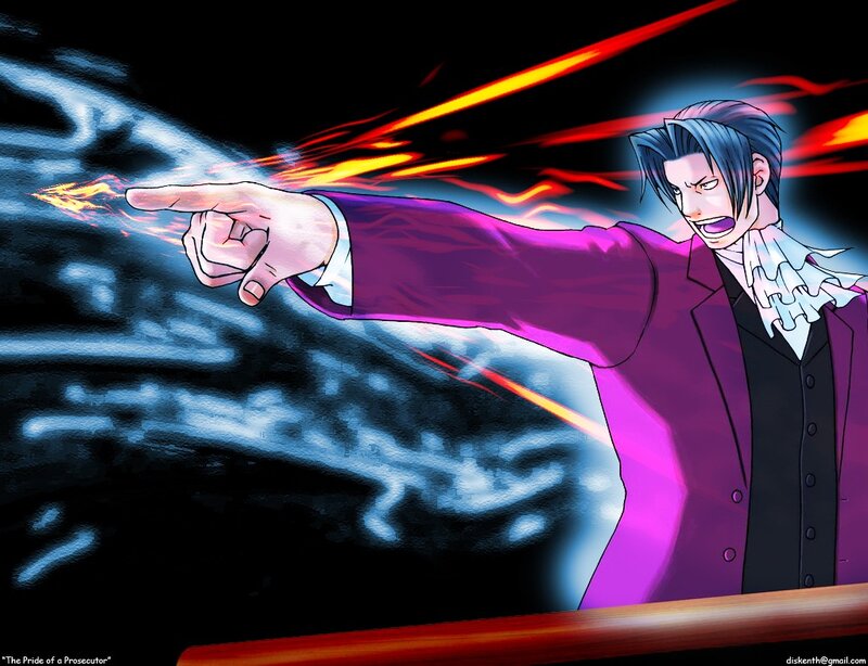 Prosecutor in action