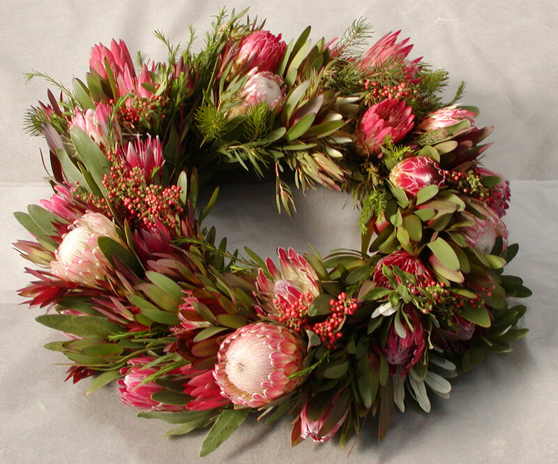 Protea Flower Wreath