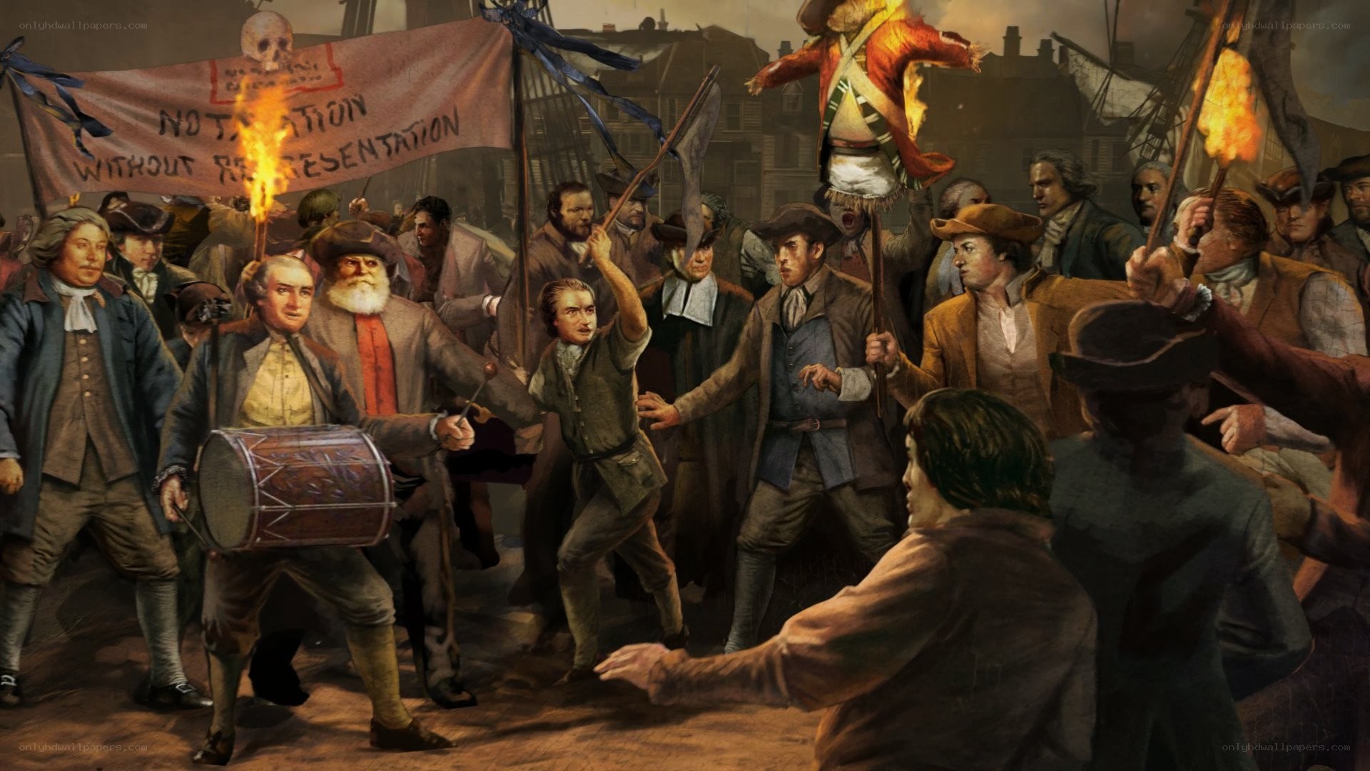 Protest against taxation without representation