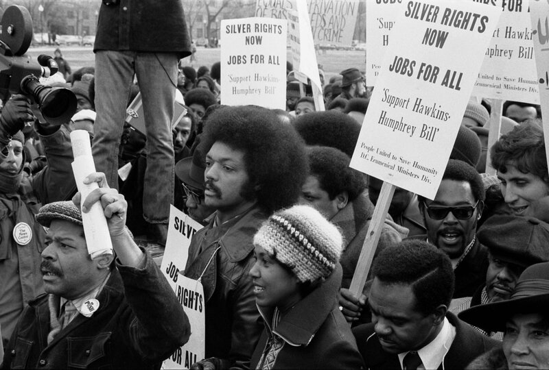 Protest for civil rights and jobs