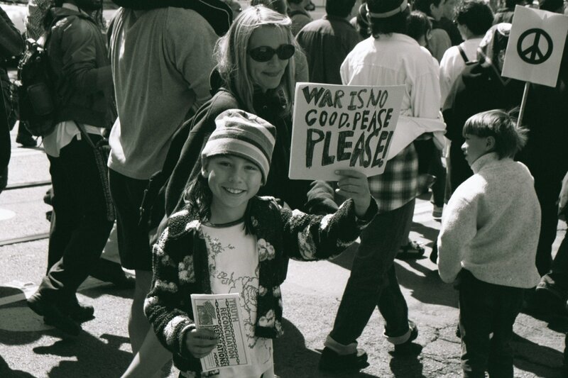 Protest for peace