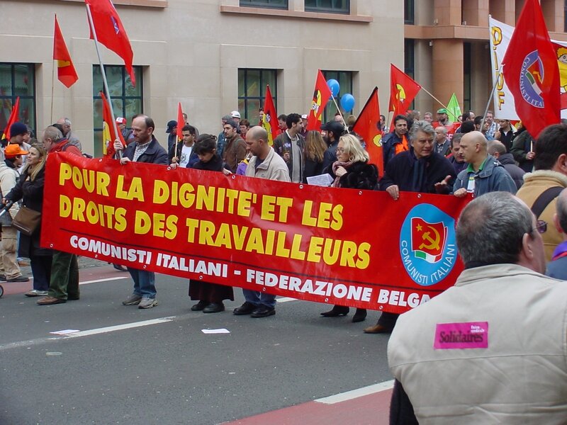 Protest for workers' rights
