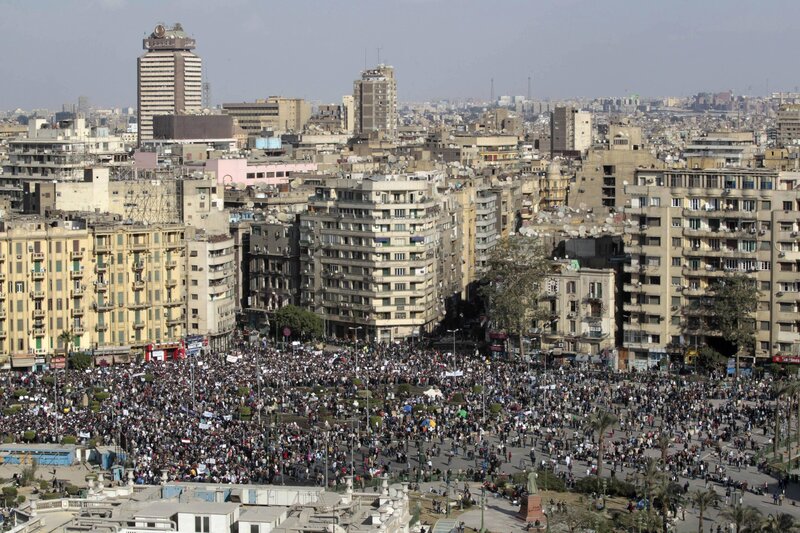Protest in Cairo Square
