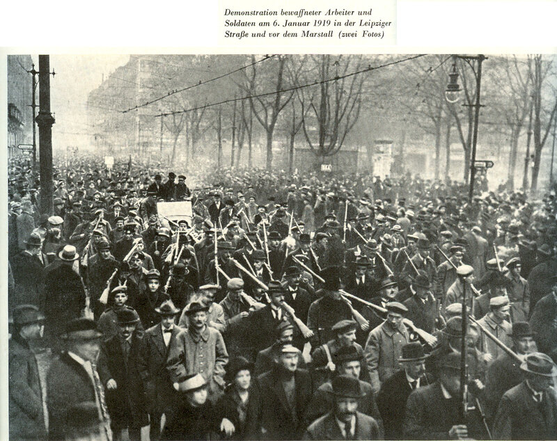 Protest in Leipzig 1919