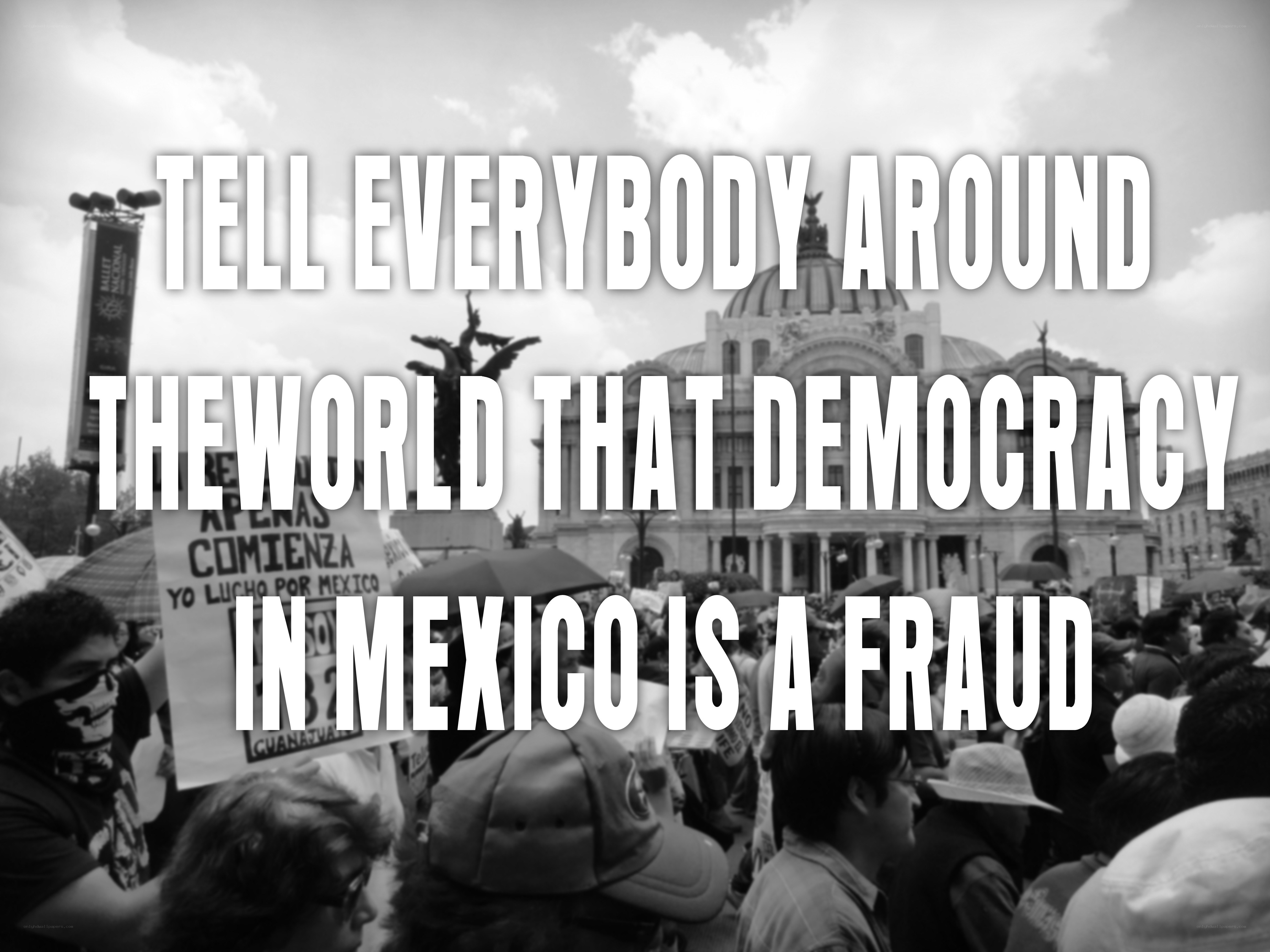 Protest in Mexico City