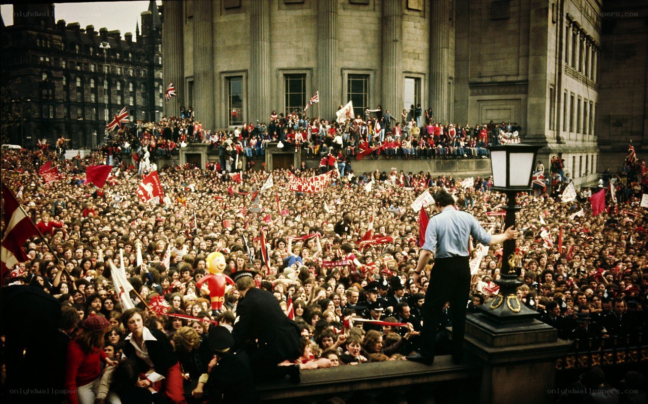 Protest rally in Glasgow