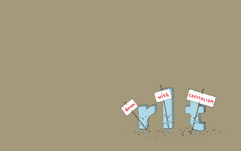 protest with letters