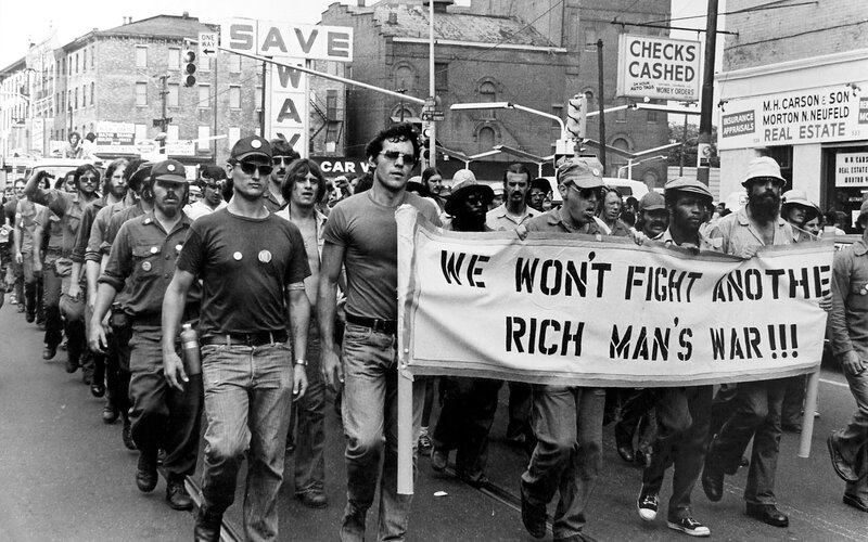 Protesters Marching