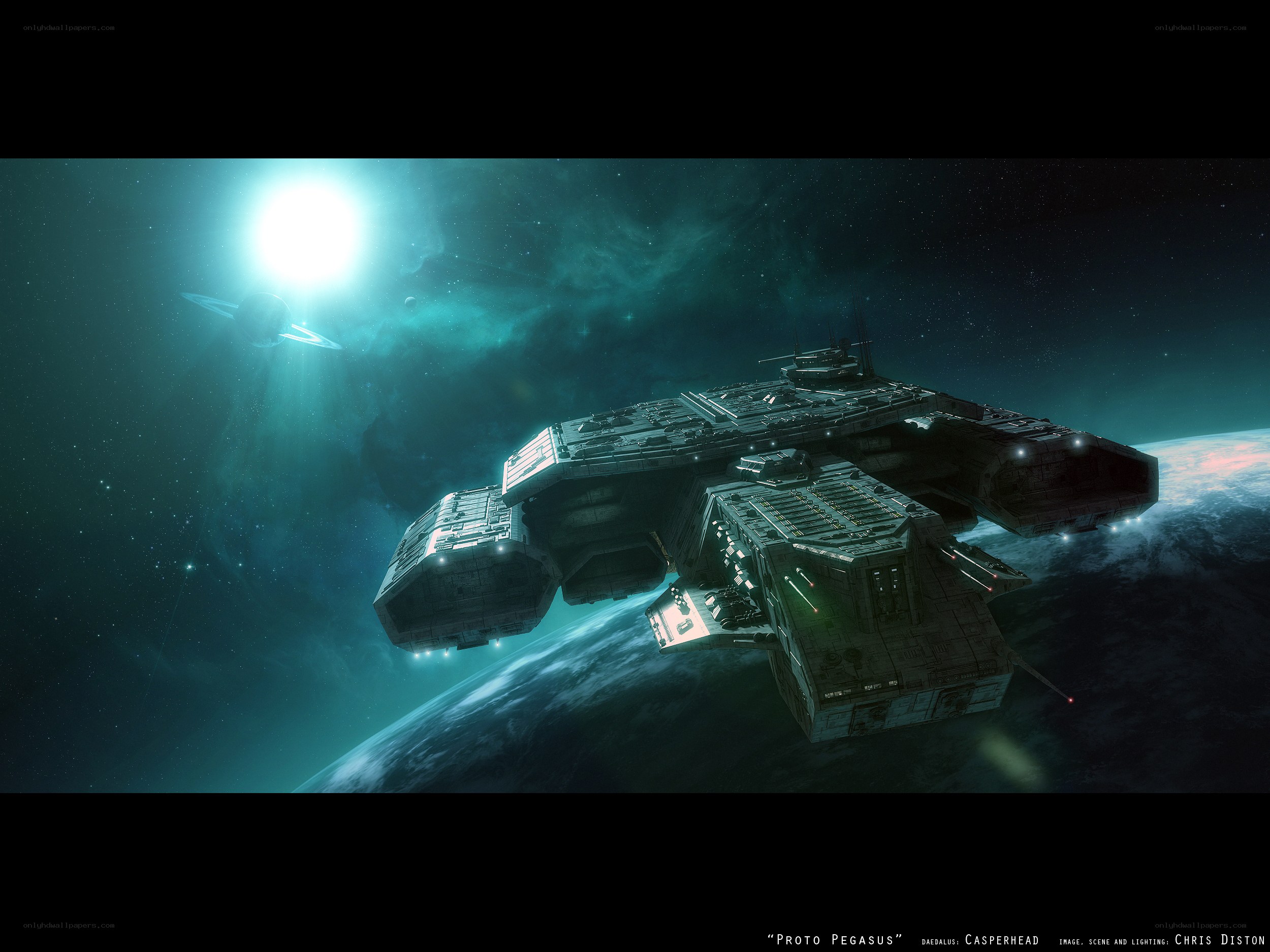 Proto Pegasus in orbit