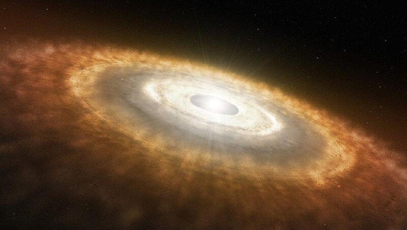 protoplanetary disk around a star