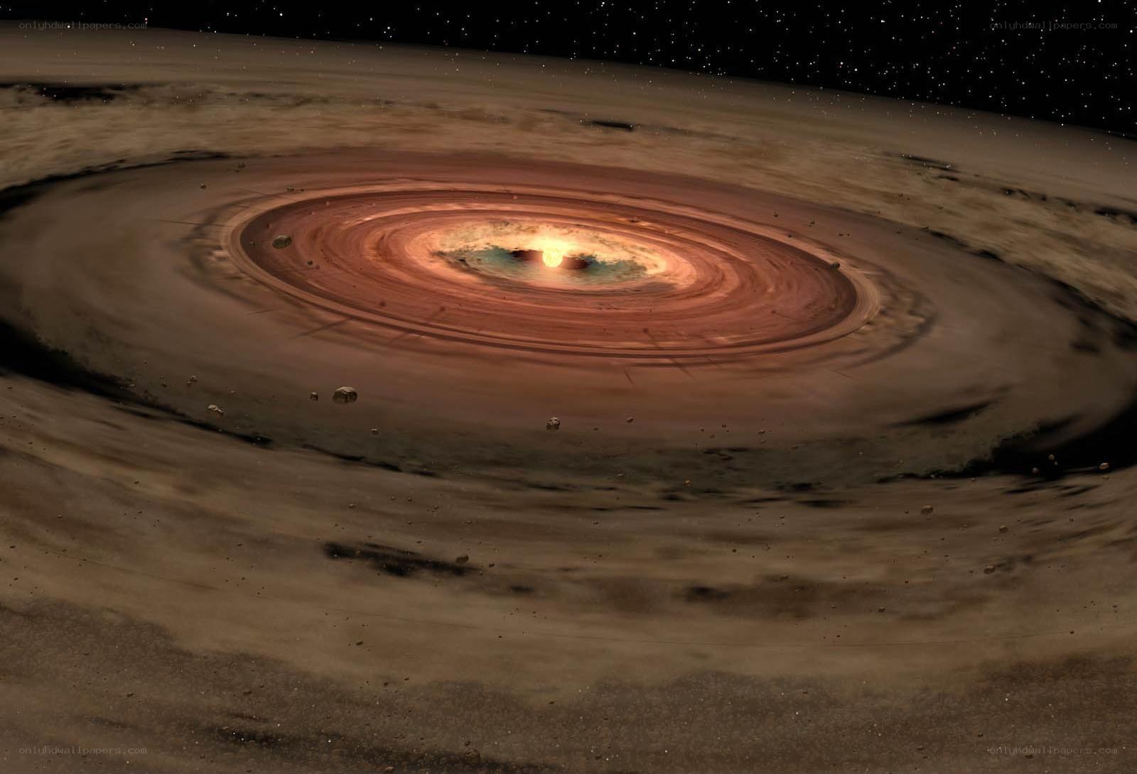 protoplanetary disk around young star
