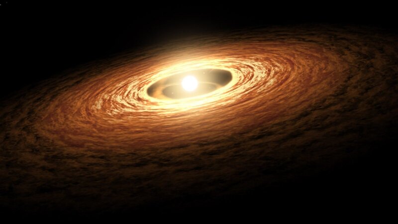 Protoplanetary Disk — Brown