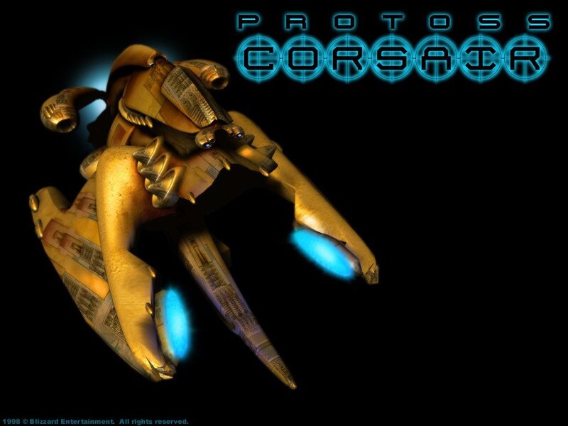 Protoss Corsair spacecraft
