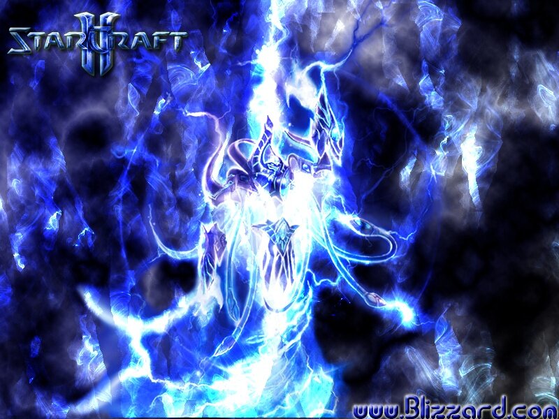 Protoss Zealot — Blue