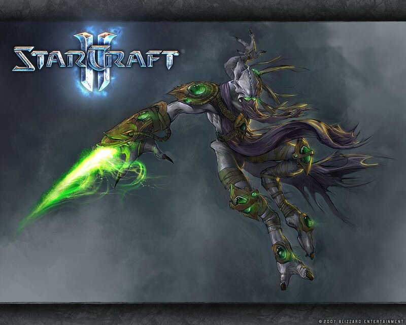 Protoss Zealot — Gray, Dramatic