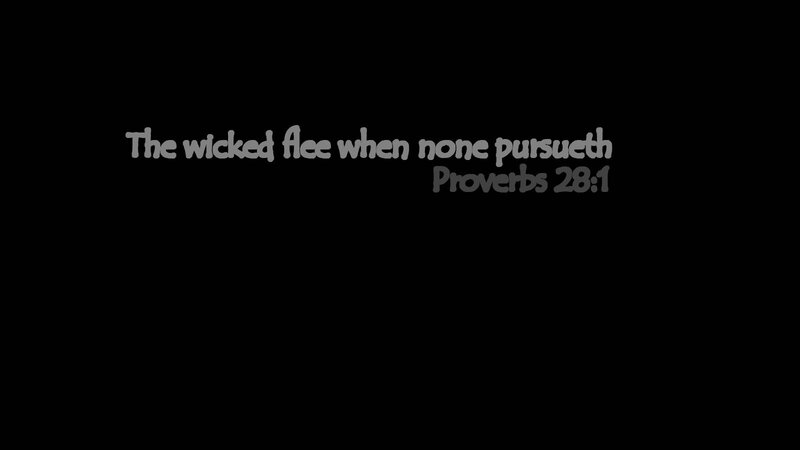 Proverbs 28:1 text