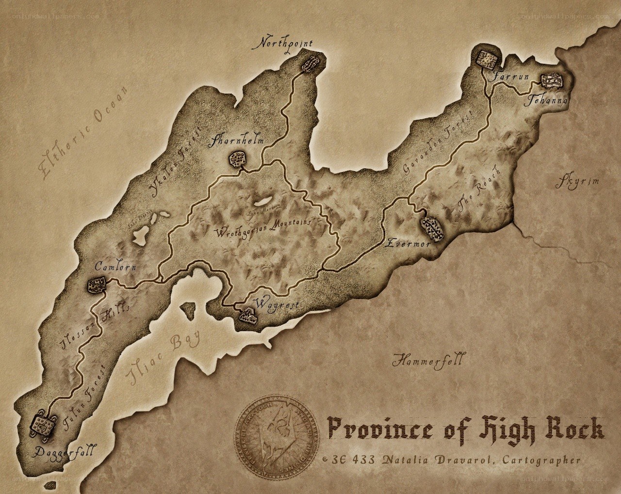 Province of High Rock map