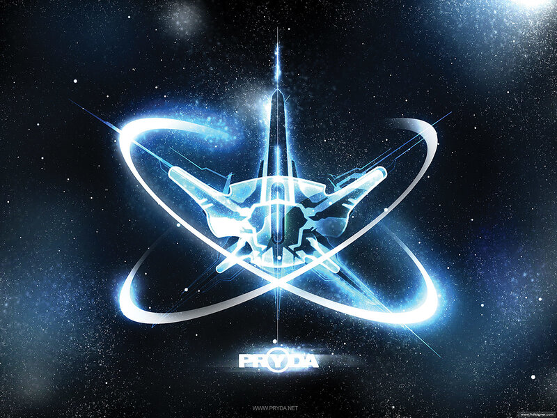 Pryda logo in space