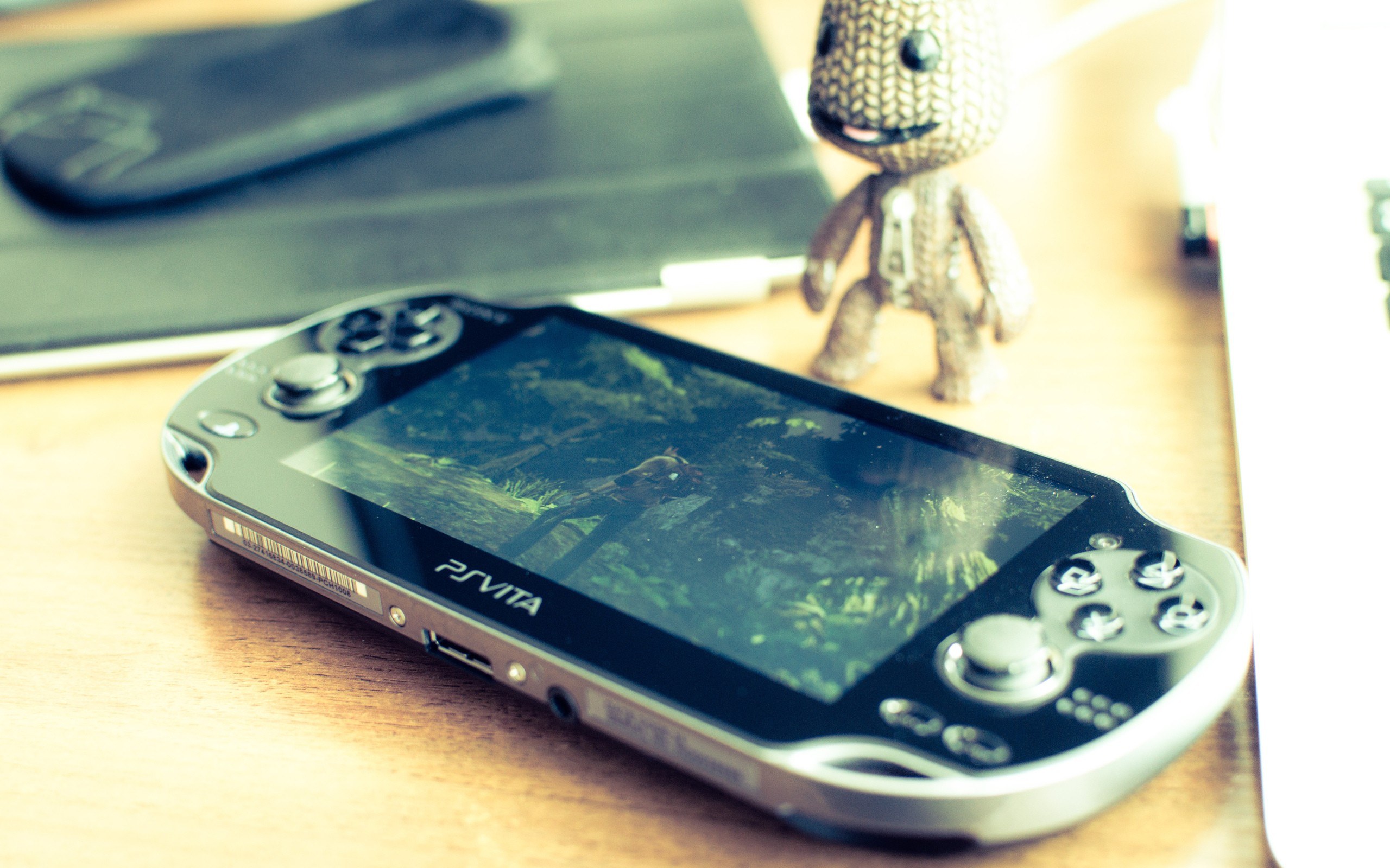 PS Vita with Sackboy figure
