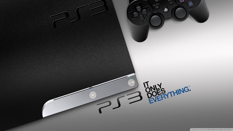 PS3 Console and Controller — Black, Modern