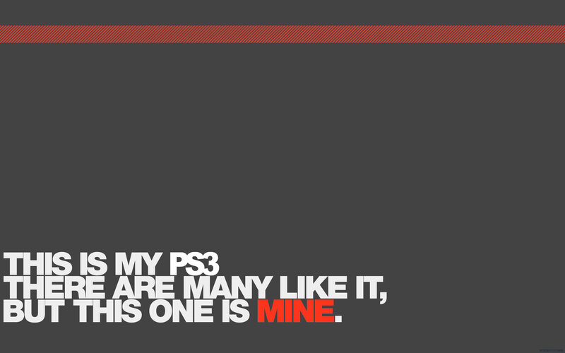 PS3 ownership statement