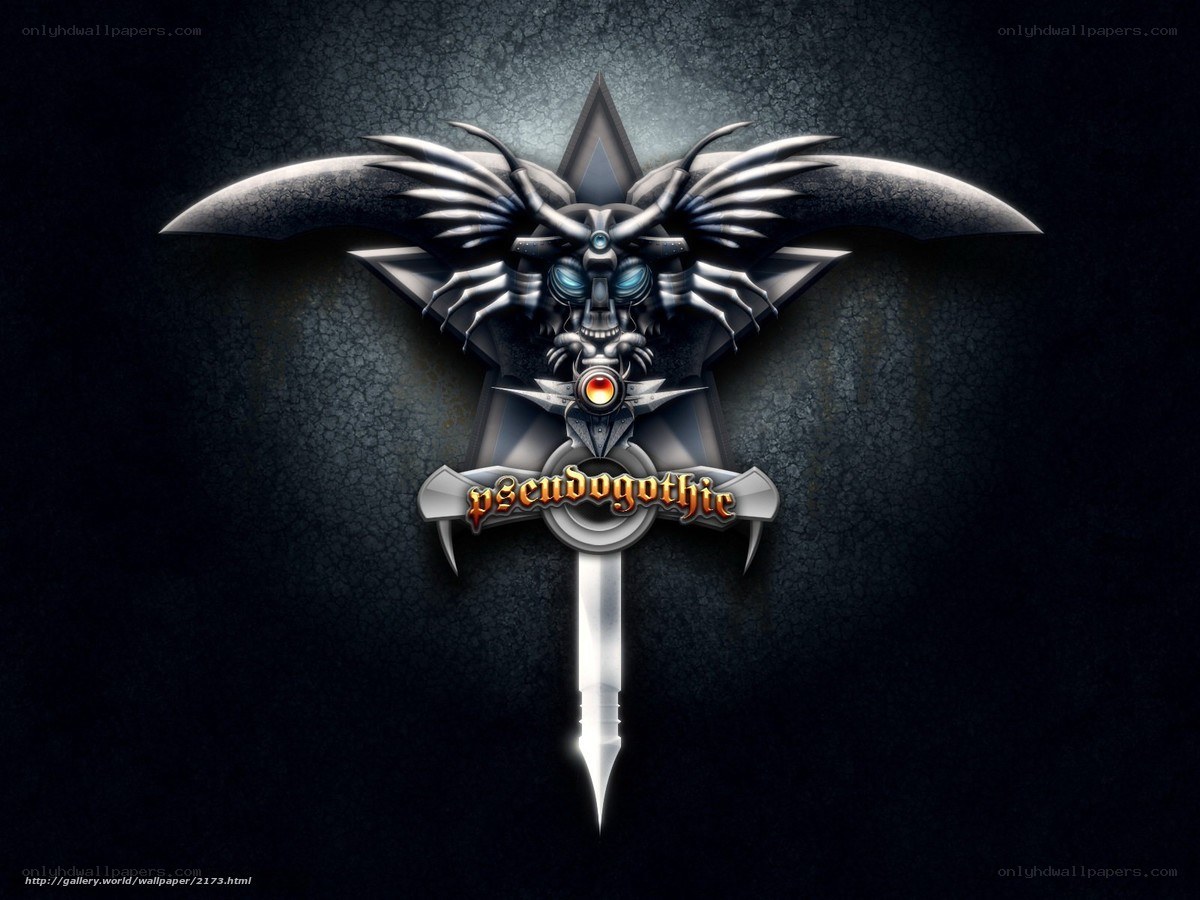 pseudogothic logo artwork