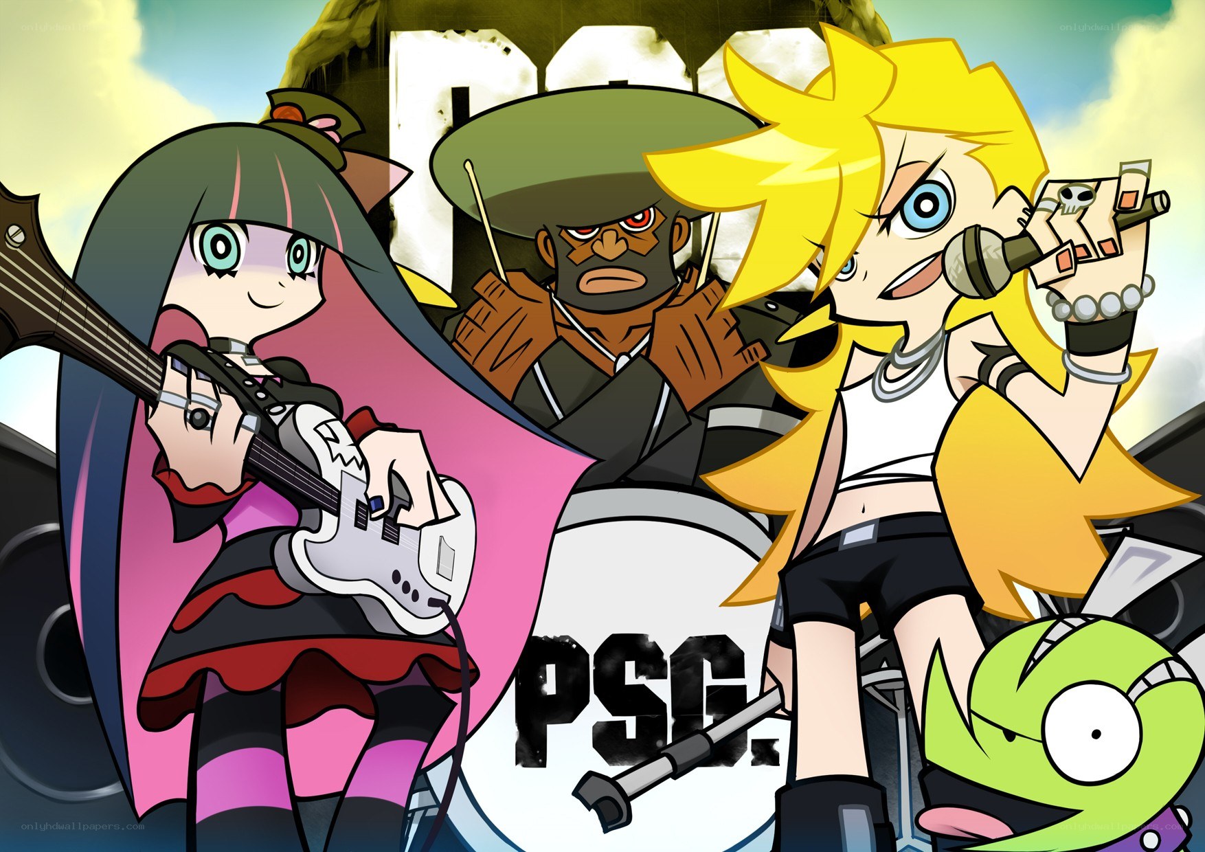 PSG band members performing