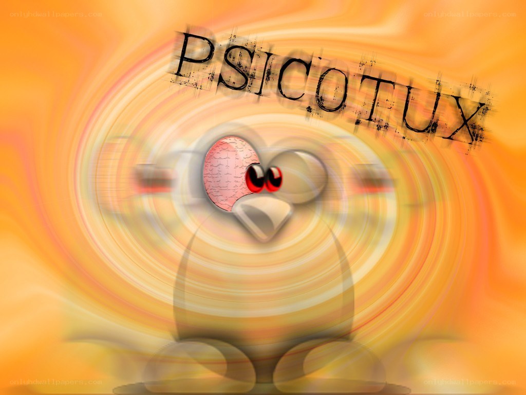 Psicotux logo with brain penguin