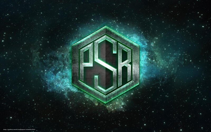 PSR logo in space