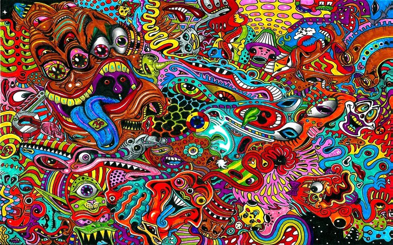 psychedelic abstract art