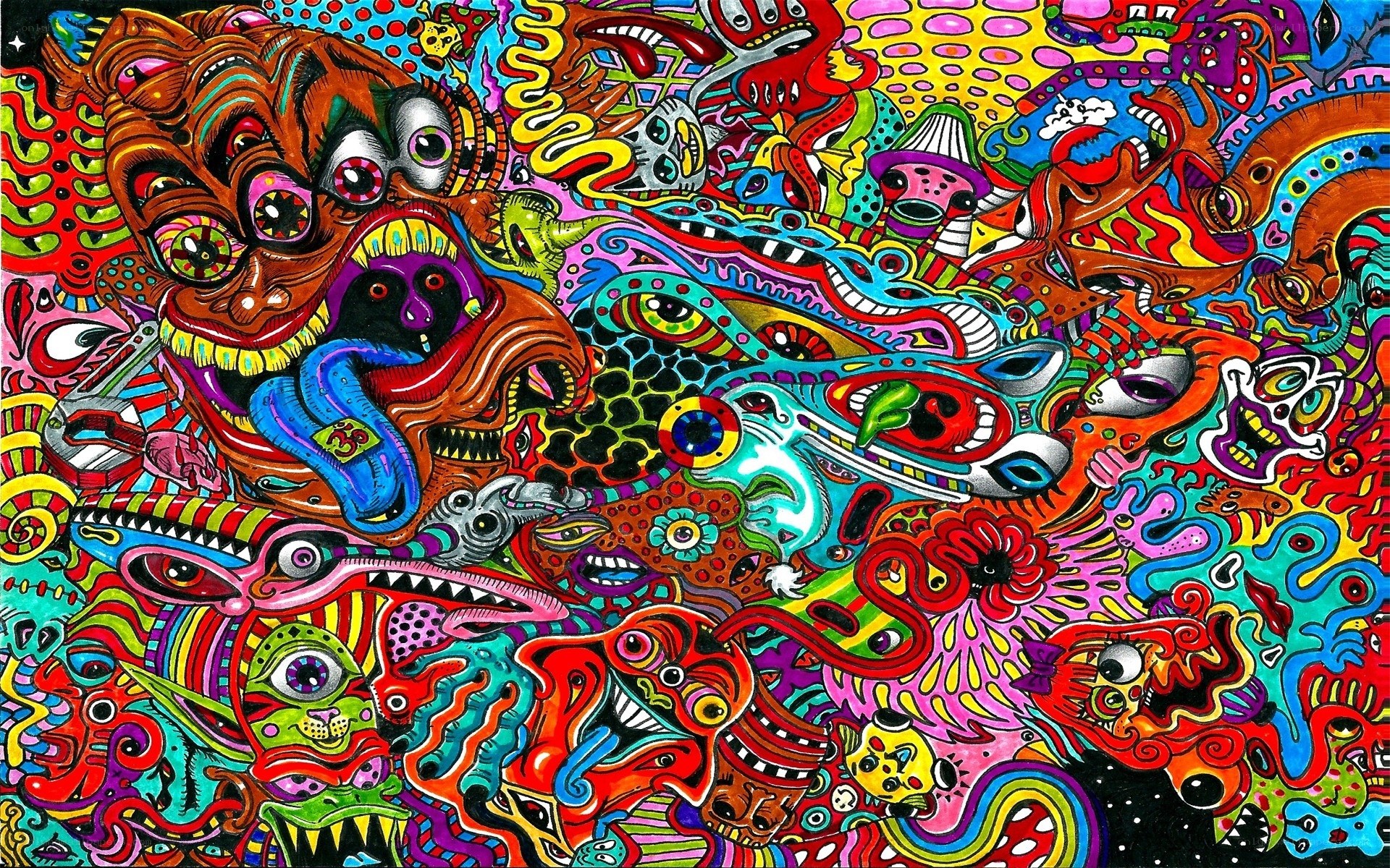 psychedelic abstract art