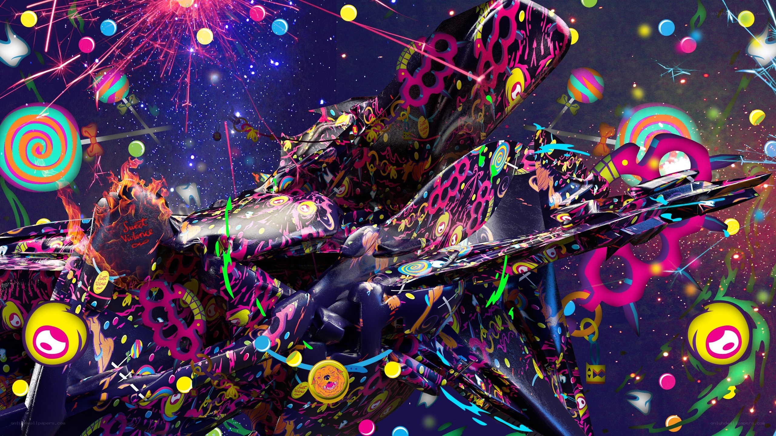 Psychedelic abstract artwork