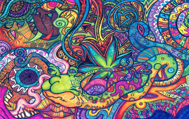 psychedelic abstract artwork