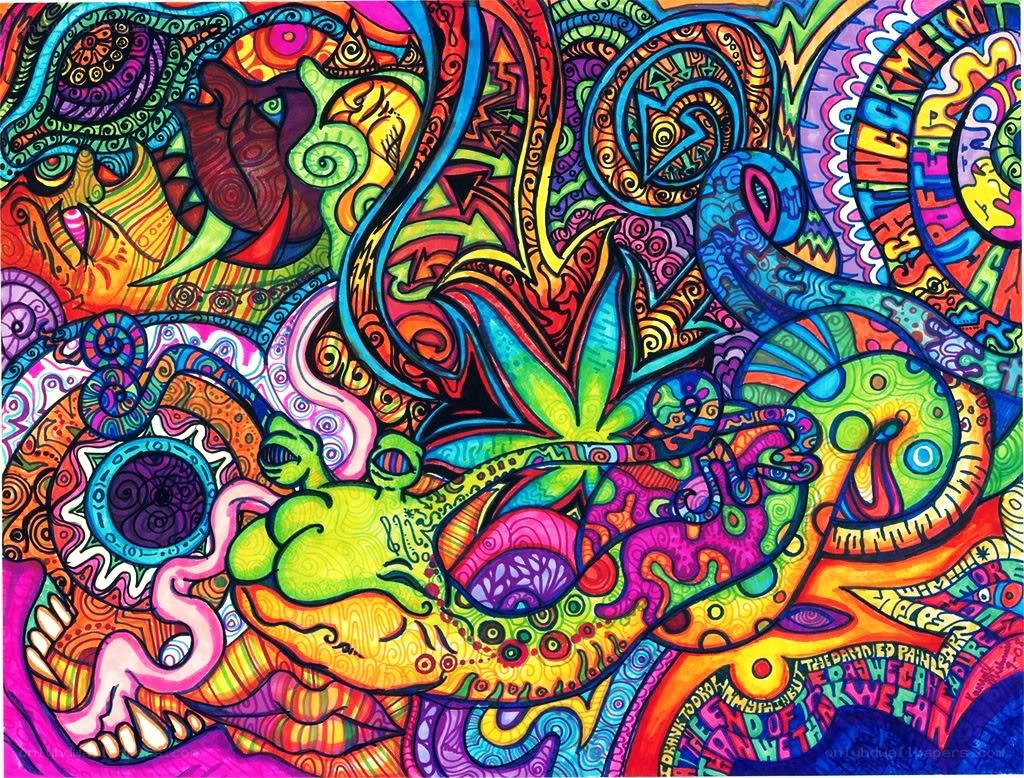 psychedelic abstract artwork