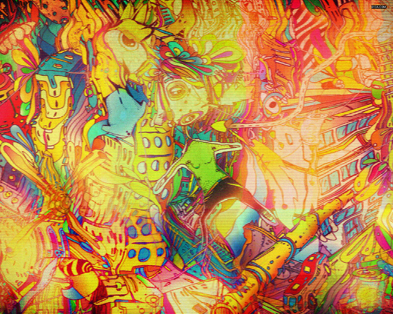 psychedelic abstract illustration