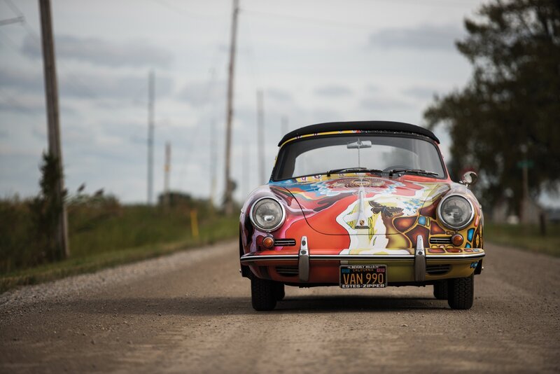 Psychedelic Car on Road